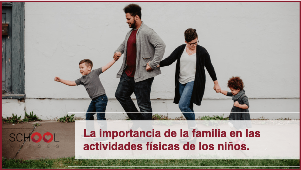 La importancia de la familia en las actividades físicas de los niños